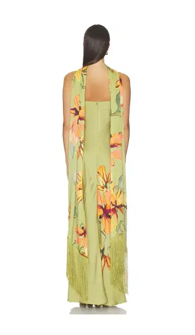 ROCOCO SAND Strapless Maxi Dress With Fringe Sash | Thumbnail 4 ROCOCO SAND Strapless Maxi Dress With Fringe Sash | Thumbnail 4