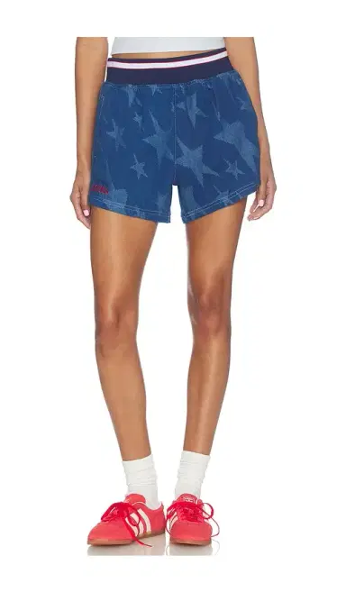 adidas Originals Denim Graphic Varsity Shorts | Thumbnail 2 adidas Originals Denim Graphic Varsity Shorts | Thumbnail 2