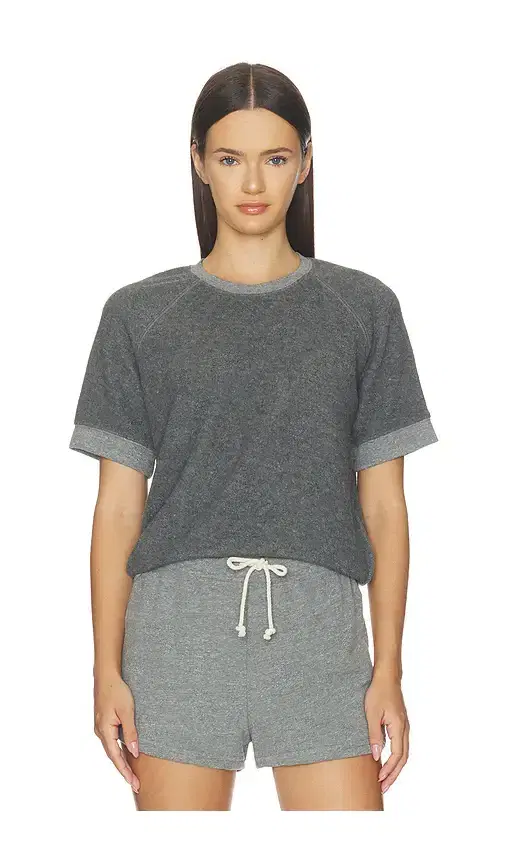 perfectwhitetee Kennedy Core Fleece Short Sleeve