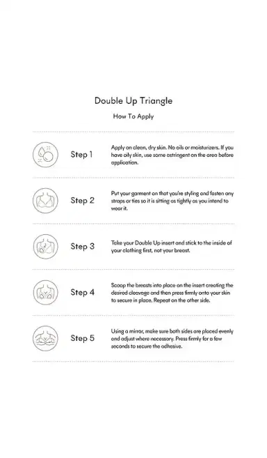 NOOD Double Up Triangle Inserts | Thumbnail 2