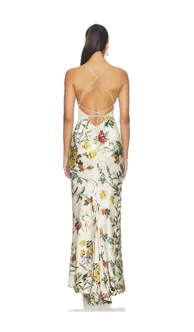 Alice + Olivia Alice + Olivia Montana Cowl Strapy Back Maxi Dress | Thumbnail 4