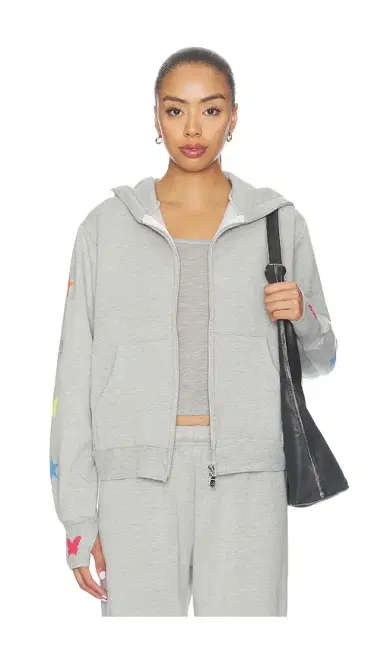 Lauren Moshi Leann Zip Up Hoodie | Thumbnail 2 Lauren Moshi Leann Zip Up Hoodie | Thumbnail 2