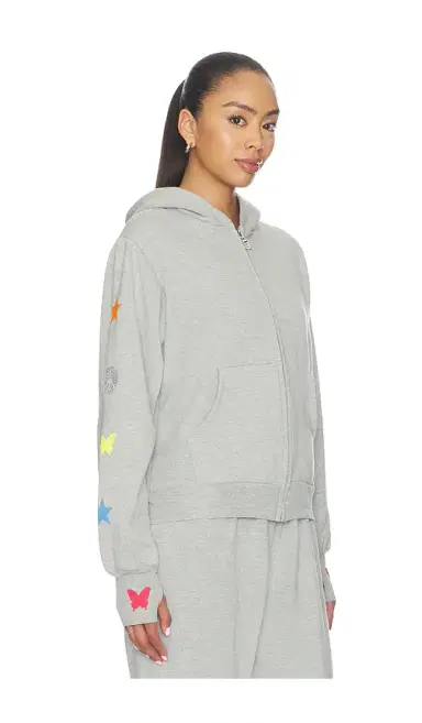 Lauren Moshi Leann Zip Up Hoodie | Thumbnail 4 Lauren Moshi Leann Zip Up Hoodie | Thumbnail 4