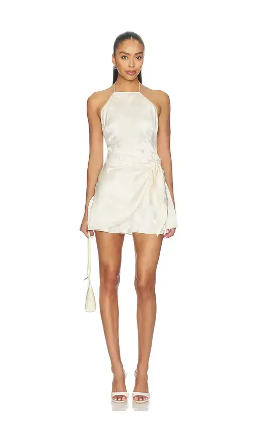 For Love & Lemons Adrift Satin Mini Dress