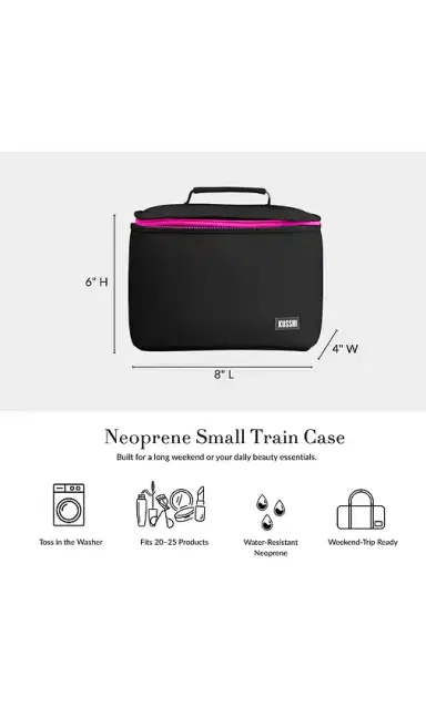 KUSSHI Small Neoprene Train Case | Thumbnail 7 KUSSHI Small Neoprene Train Case | Thumbnail 7