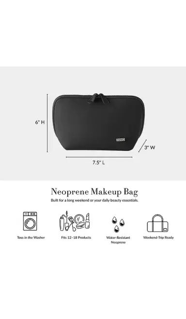 KUSSHI Neoprene Makeup Bag | Thumbnail 5 KUSSHI Neoprene Makeup Bag | Thumbnail 5