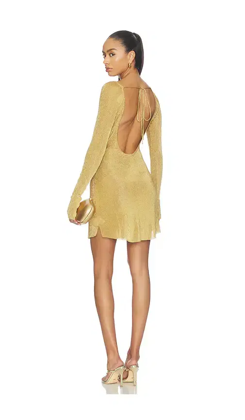 Guizio Estelle Backless Mini Dress