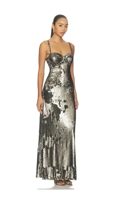 L'Agence Sayla Bias Cut Maxi Dress | Thumbnail 2 L'Agence Sayla Bias Cut Maxi Dress | Thumbnail 2