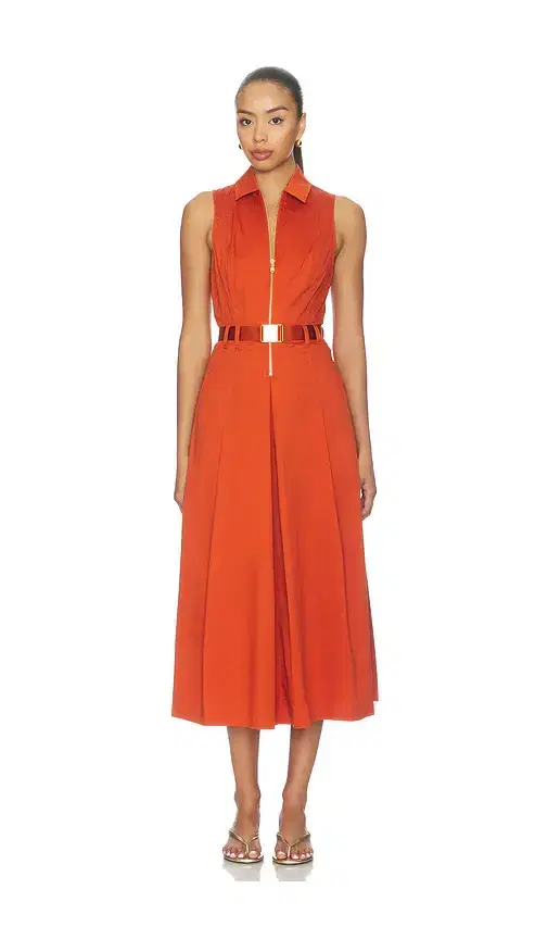 L'AGENCE Kolton Midi Dress