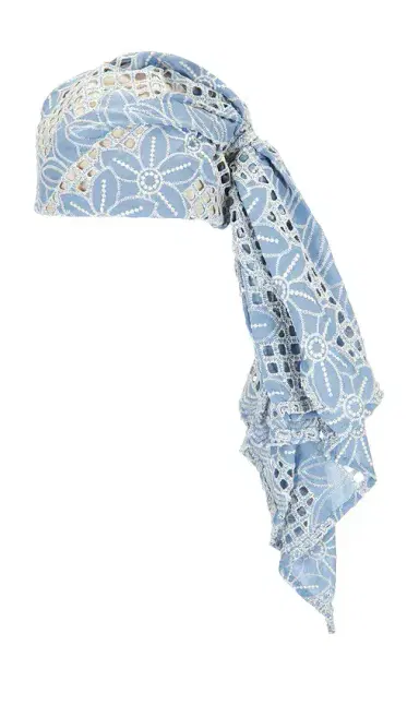 Lele Sadoughi Sophia Eyelet Scarf Cap | Thumbnail 3