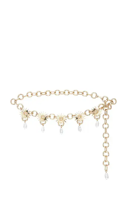 Lele Sadoughi Soleil Chain Belt