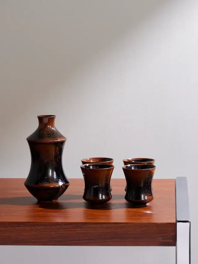 Houseplant Ceramic Sake Set - Men