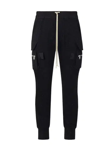 Rick Owens Mastodon Tapered Wool and Cotton-Blend Jersey Sweatpants - Men | Thumbnail 1