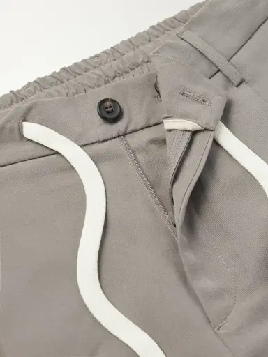 ELEVENTY Wide-Leg Lyocell and Linen-Blend Twill Shorts - Men | Thumbnail 6