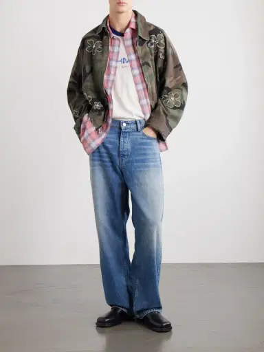Nahmias Embellished Printed Cotton-Twill Bomber Jacket - Men | Thumbnail 2 Nahmias Embellished Printed Cotton-Twill Bomber Jacket - Men | Thumbnail 2