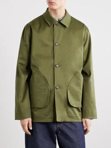 Paul Smith Stretch Cotton-Twill Jacket - Men | Thumbnail 3