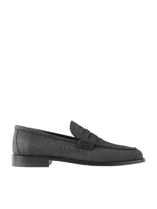 Manolo Blahnik Perry Croc-Effect Nubuck Loafers - Men