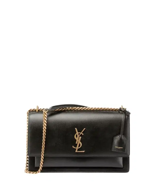 Saint Laurent Sunset Medium YSL Crossbody Bag in Smooth Leather