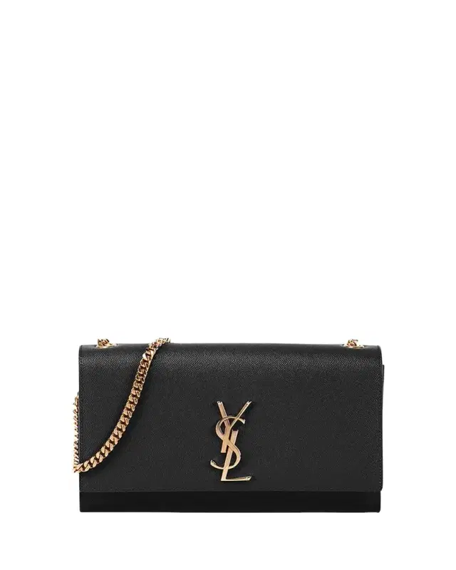 Saint Laurent Kate Medium YSL Crossbody Bag in Grained Leather