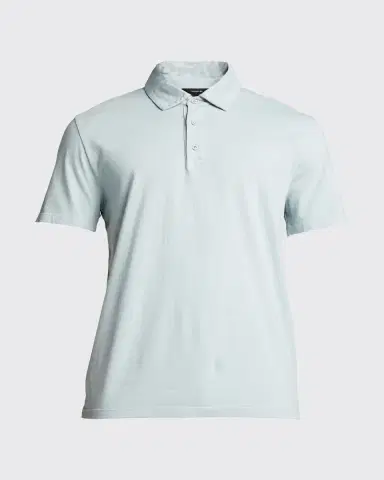 Vince Men's Garment-Dyed Polo Shirt | Thumbnail 5 Vince Men's Garment-Dyed Polo Shirt | Thumbnail 5