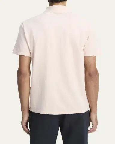 Vince Men's Garment-Dyed Polo Shirt | Thumbnail 7 Vince Men's Garment-Dyed Polo Shirt | Thumbnail 7