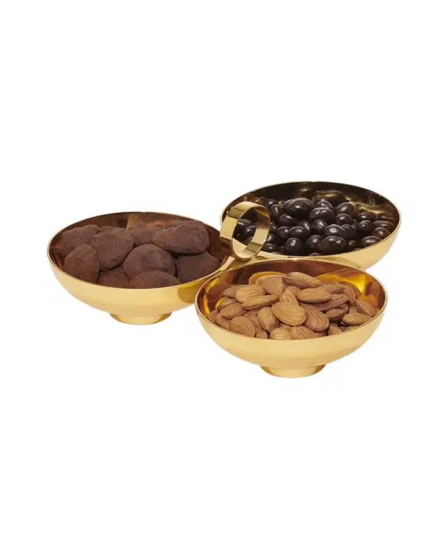 AERIN Sintra 3-Bowl Server