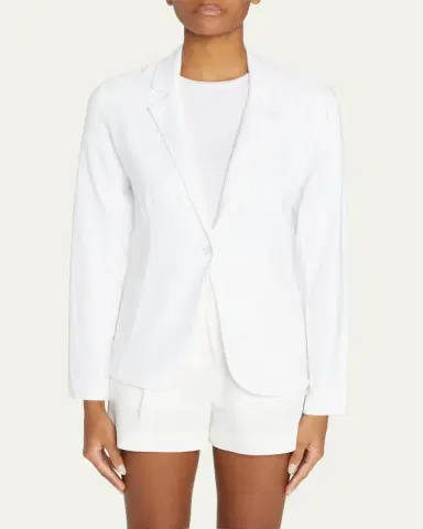 MAJESTIC FILATURES French Terry One-Button Blazer | Thumbnail 4 MAJESTIC FILATURES French Terry One-Button Blazer | Thumbnail 4