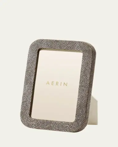 AERIN Modern Faux Shagreen Frame, 4" x 6" | Thumbnail 2
