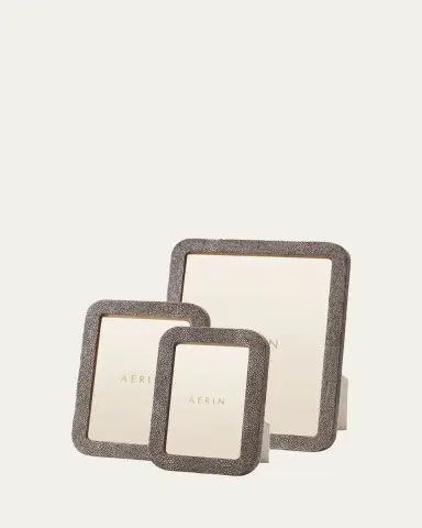 AERIN Modern Faux Shagreen Frame, 4" x 6" | Thumbnail 3