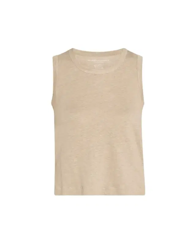 Majestic Filatures Crewneck Stretch Linen Tank