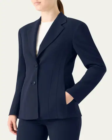 Akris Walker Double-Face Wool Single-Breasted Jacket | Thumbnail 4 Akris Walker Double-Face Wool Single-Breasted Jacket | Thumbnail 4