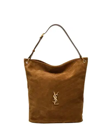 Saint Laurent Niki YSL Bucket Bag in Quilted Suede | Thumbnail 1