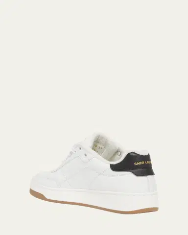 Saint Laurent Men's SL61 Leather Low-Top Sneakers | Thumbnail 3 Saint Laurent Men's SL61 Leather Low-Top Sneakers | Thumbnail 3