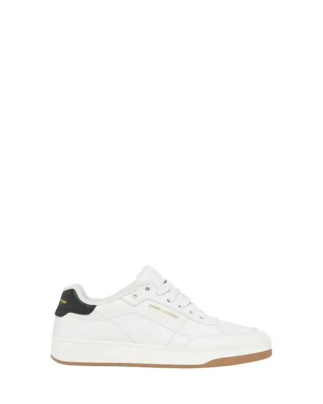 Saint Laurent Men's SL61 Leather Low-Top Sneakers