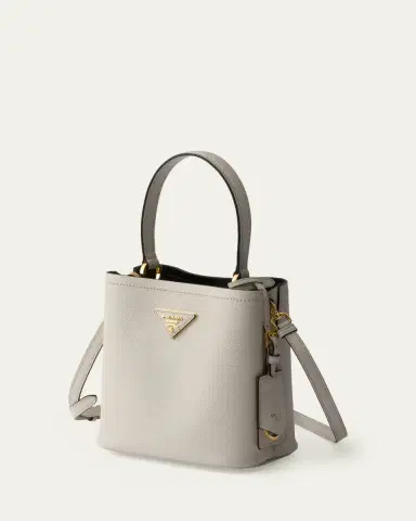 Prada Panier Saffiano Leather Top-Handle Bag | Thumbnail 3