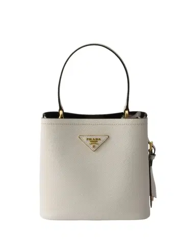 Prada Panier Saffiano Leather Top-Handle Bag | Thumbnail 1