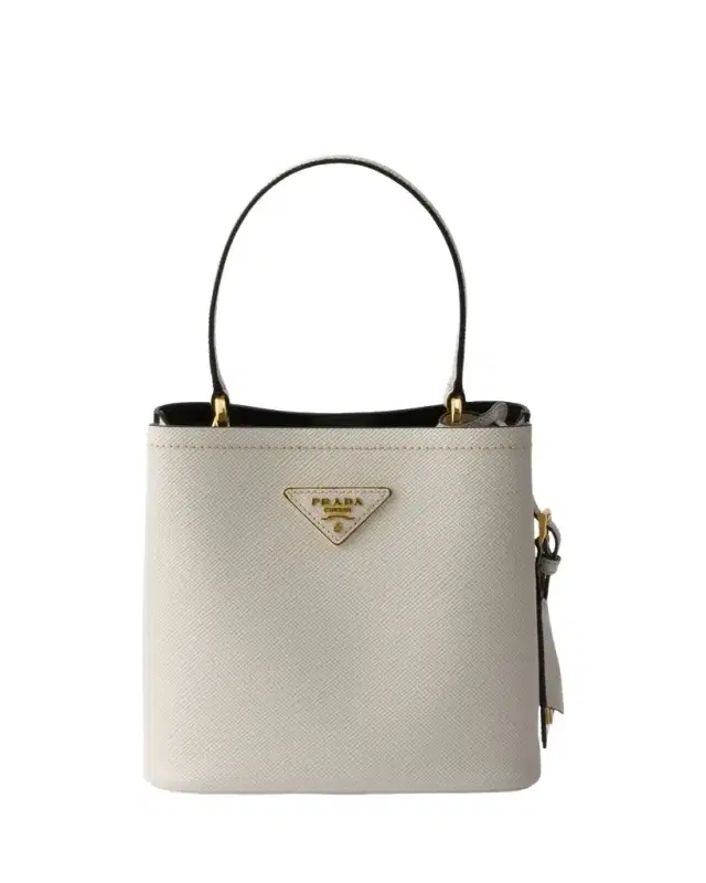 Prada Panier Saffiano Leather Top-Handle Bag