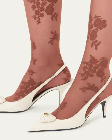 Valentino Garavani 75mm Coeur Royal Leather Slingback Pumps | Thumbnail 10 Valentino Garavani 75mm Coeur Royal Leather Slingback Pumps | Thumbnail 10