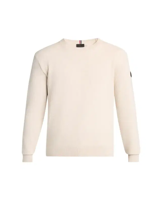 Moncler Men's Waffle-Knit Cotton Sweater