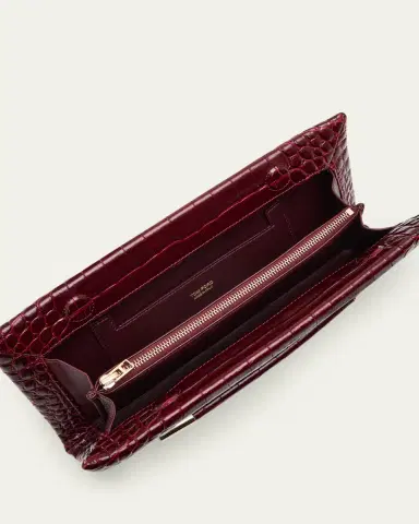 Tom Ford Ava Croc-Embossed Leather Clutch | Thumbnail 3