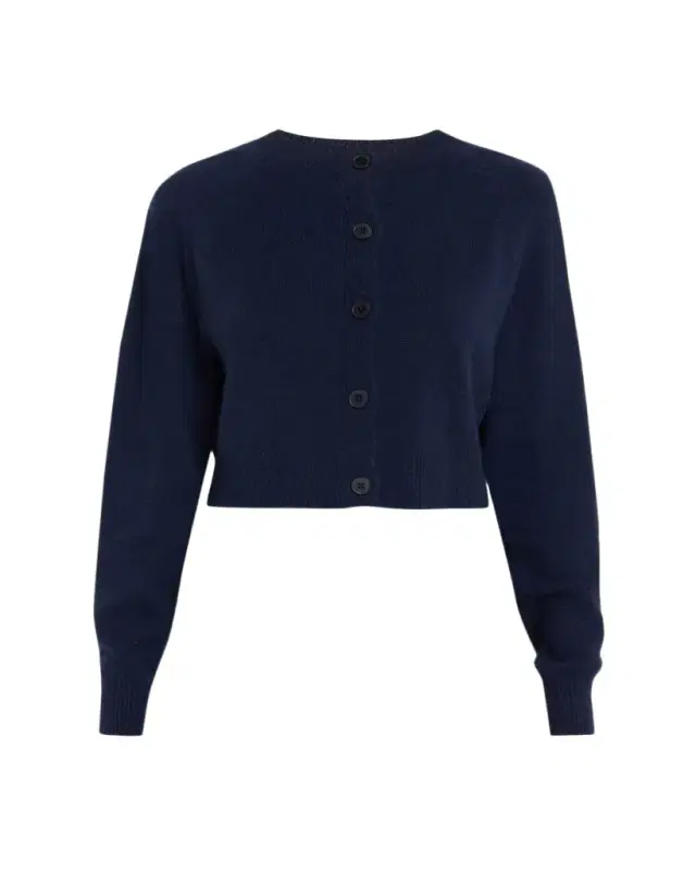 Loulou de Saison Heike Cashmere Crop Cardigan