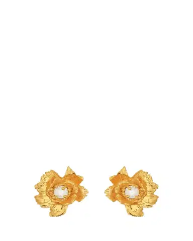 Oscar de la Renta Wild Poppy Pearly Earrings | Thumbnail 1