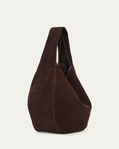 Loewe Men's Sway Hobo Bag in Suede Calfskin | Thumbnail 2 Loewe Men's Sway Hobo Bag in Suede Calfskin | Thumbnail 2