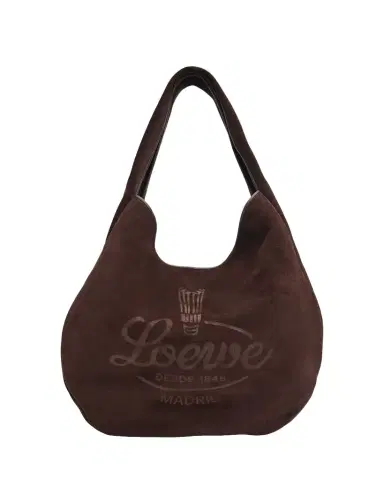 Loewe Men's Sway Hobo Bag in Suede Calfskin | Thumbnail 1 Loewe Men's Sway Hobo Bag in Suede Calfskin | Thumbnail 1