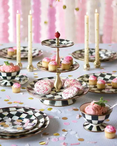 MacKenzie-Childs Courtly Check Ice Cream Bowl | Thumbnail 5