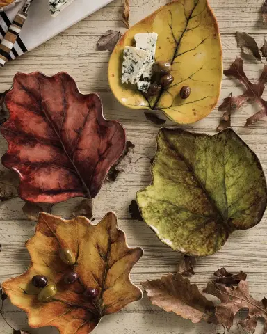 Juliska Forest Walk Leaf Plates, Set of 4 | Thumbnail 3 Juliska Forest Walk Leaf Plates, Set of 4 | Thumbnail 3