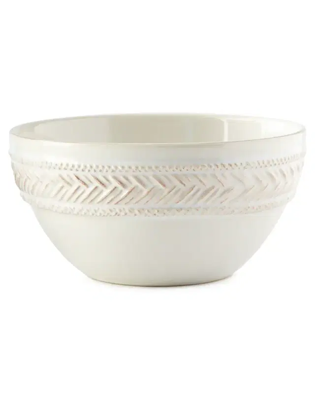 Juliska Le Panier Cereal/Ice Cream Bowl - Whitewash