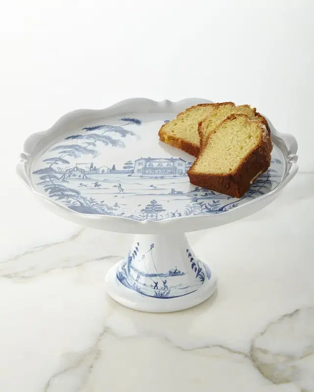 Juliska Country Estate Delft Blue Cake Stand