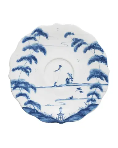 Juliska Country Estate Delft Blue Saucer, Garden Follies | Thumbnail 1