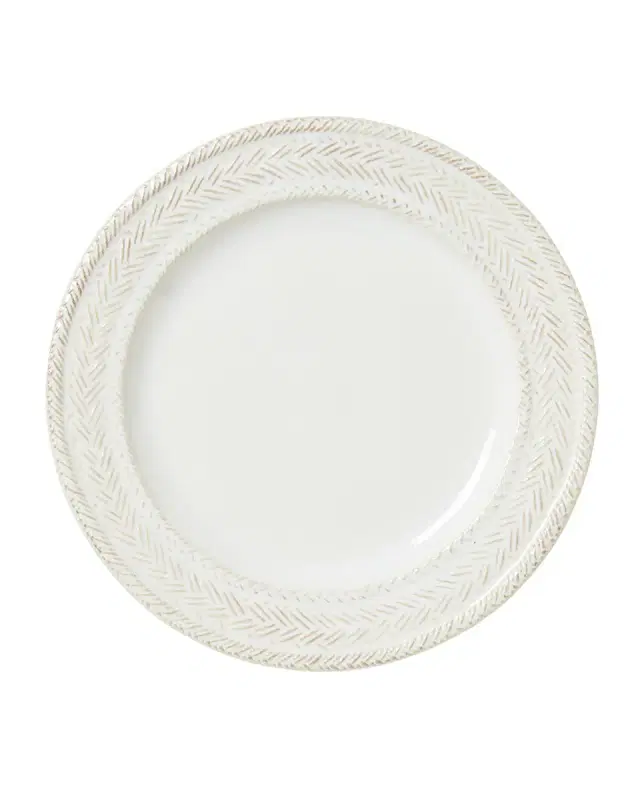 Juliska Le Panier Dessert/Salad Plate - Whitewash